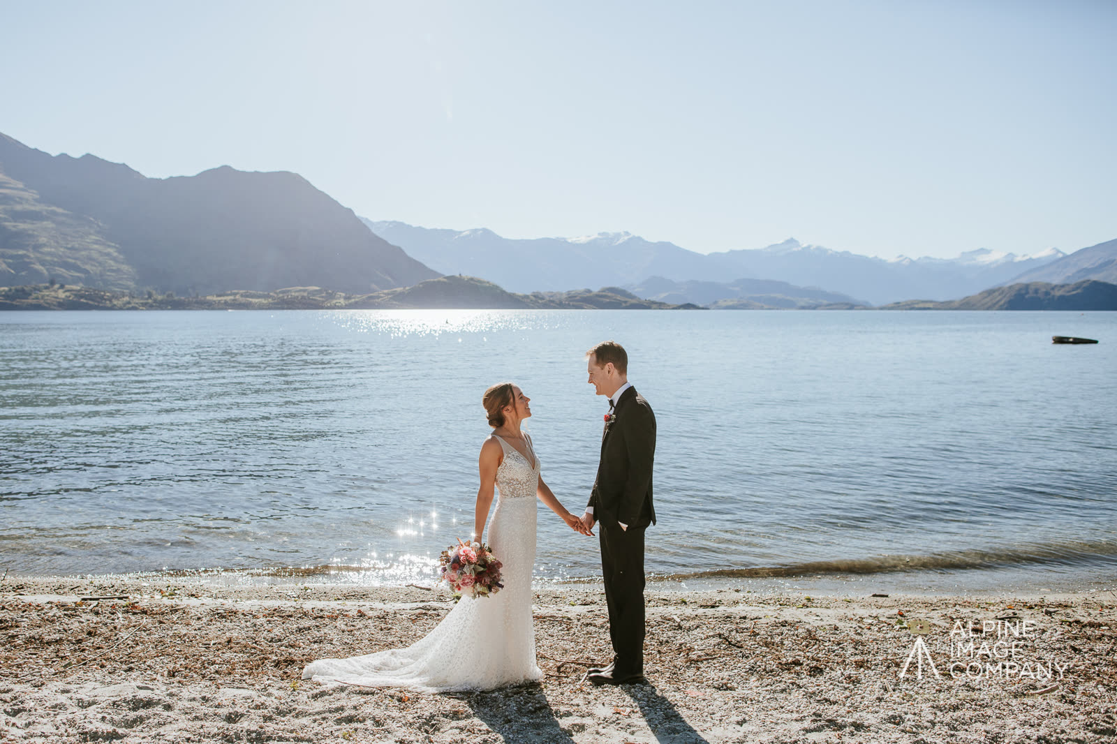 Bride in a wedding dress altered by Sarah Stoute Bespoke, Christchurch — photo 4