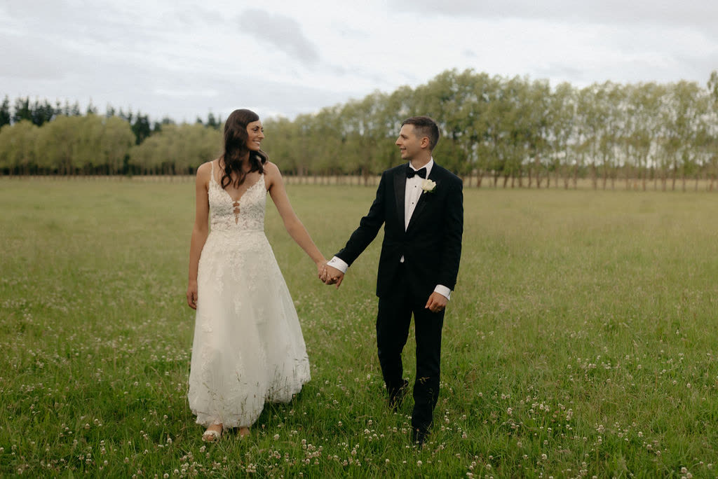 Bride in a wedding dress altered by Sarah Stoute Bespoke, Christchurch — photo 6
