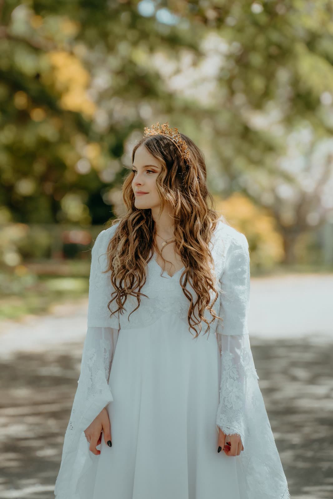 Bride in a wedding dress altered by Sarah Stoute Bespoke, Christchurch — photo 14