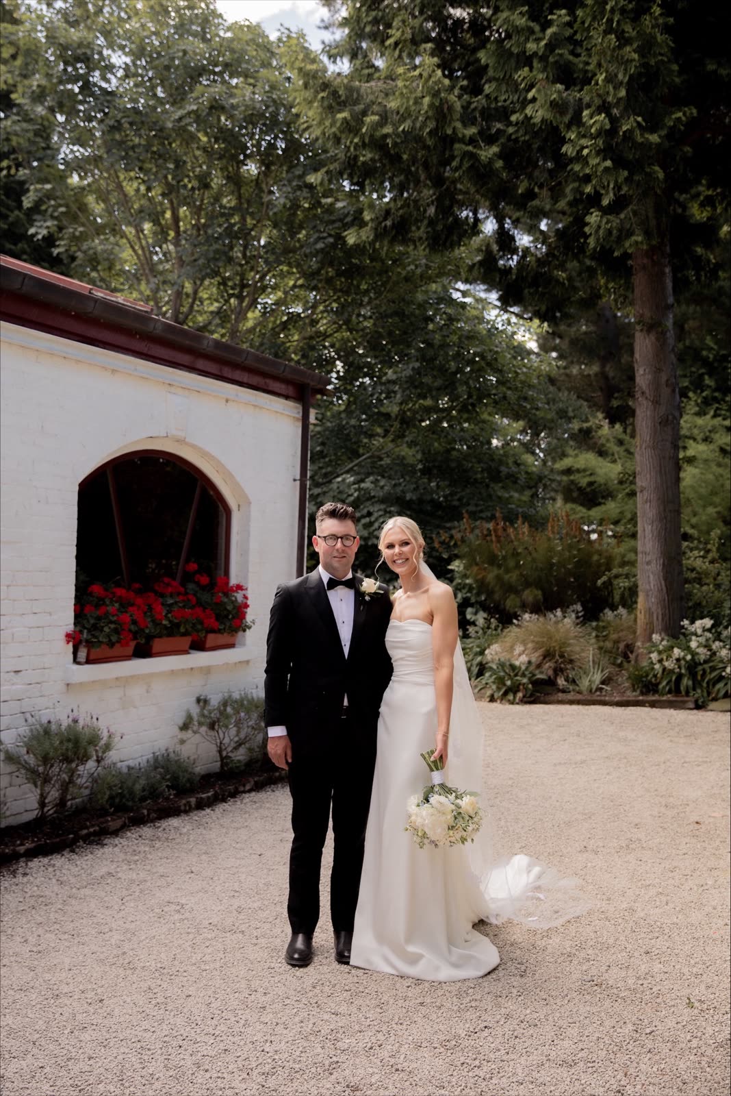 Bride in a wedding dress altered by Sarah Stoute Bespoke, Christchurch — photo 18