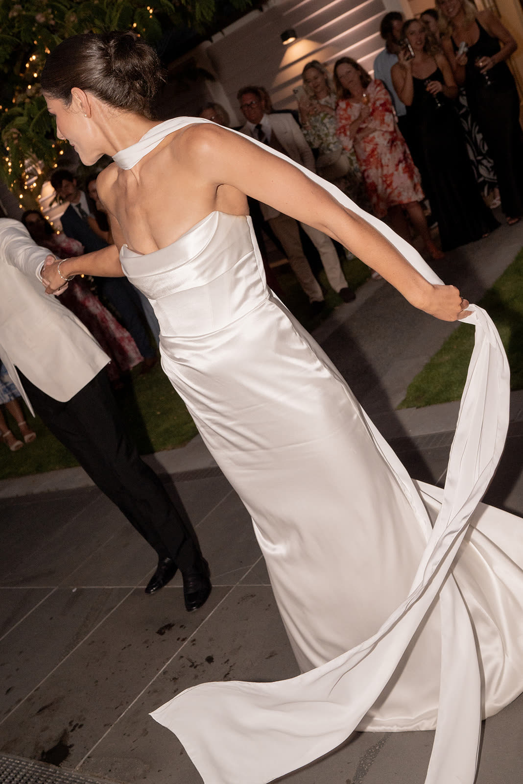 Bride in a wedding dress altered by Sarah Stoute Bespoke, Christchurch — photo 26