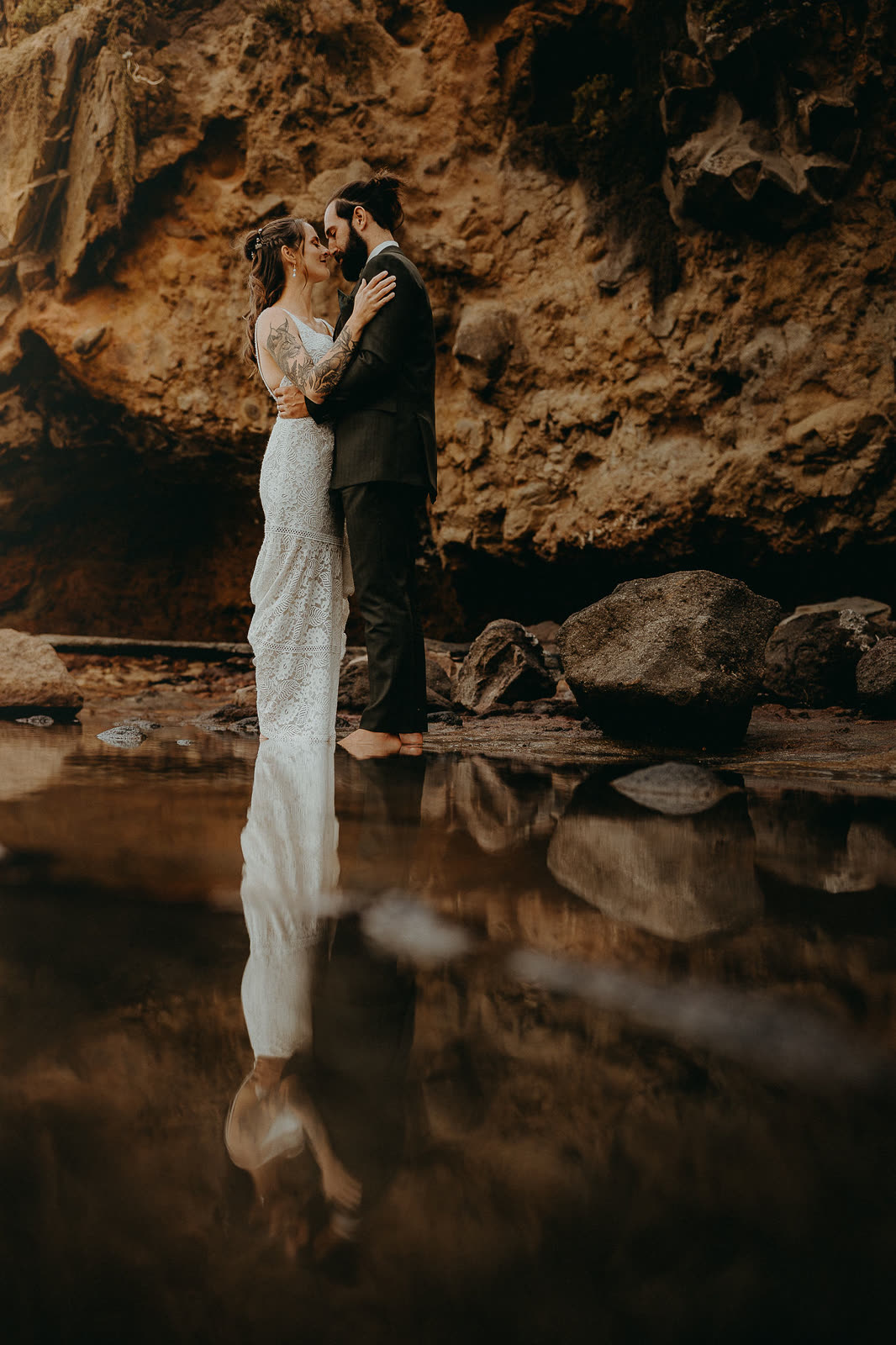 Bride in a wedding dress altered by Sarah Stoute Bespoke, Christchurch — photo 28