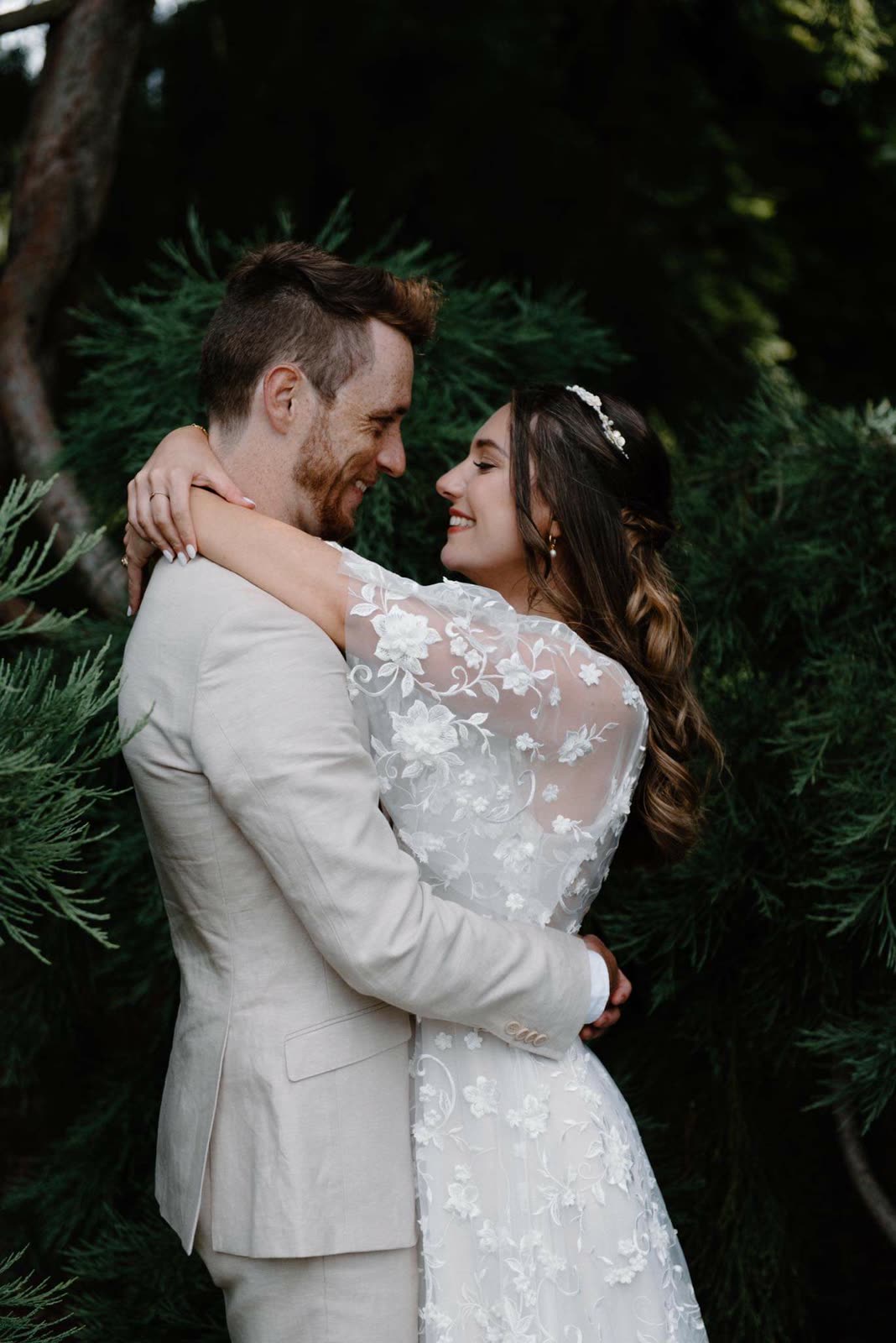 Bride in a wedding dress altered by Sarah Stoute Bespoke, Christchurch — photo 45