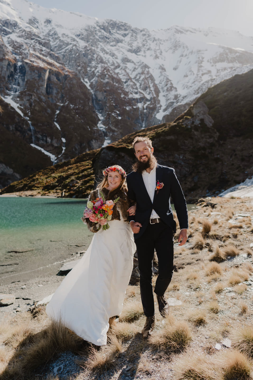 Bride in a wedding dress altered by Sarah Stoute Bespoke, Christchurch — photo 47