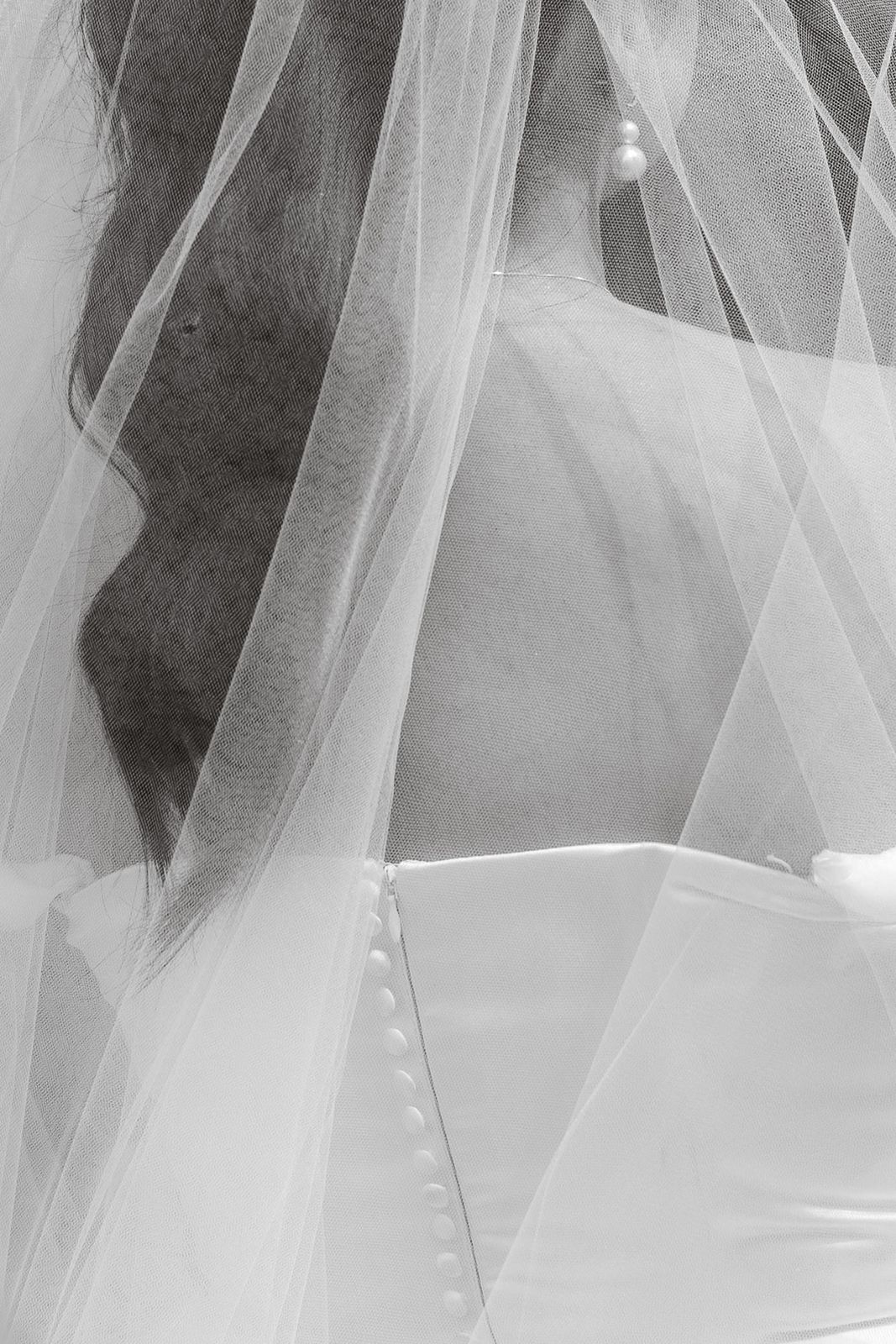 Brianna wearing her bespoke wedding dress designed by Sarah Stoute, Christchurch — photo 3