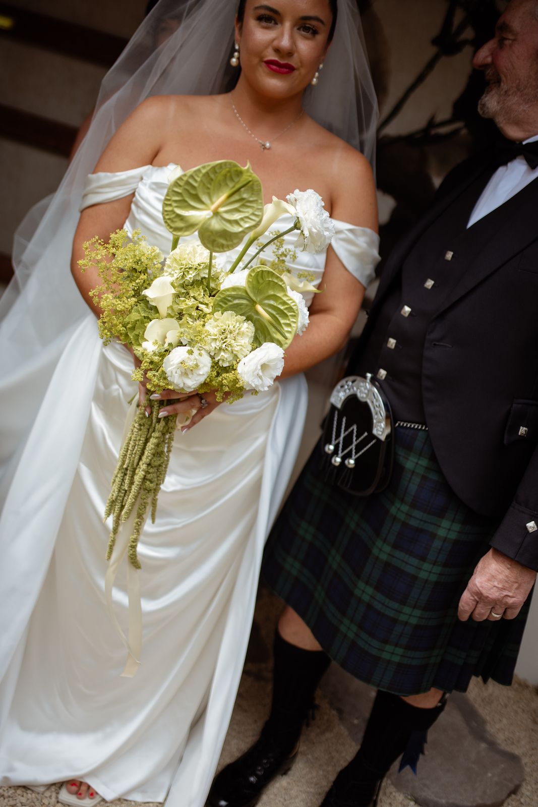Brianna wearing her bespoke wedding dress designed by Sarah Stoute, Christchurch — photo 5