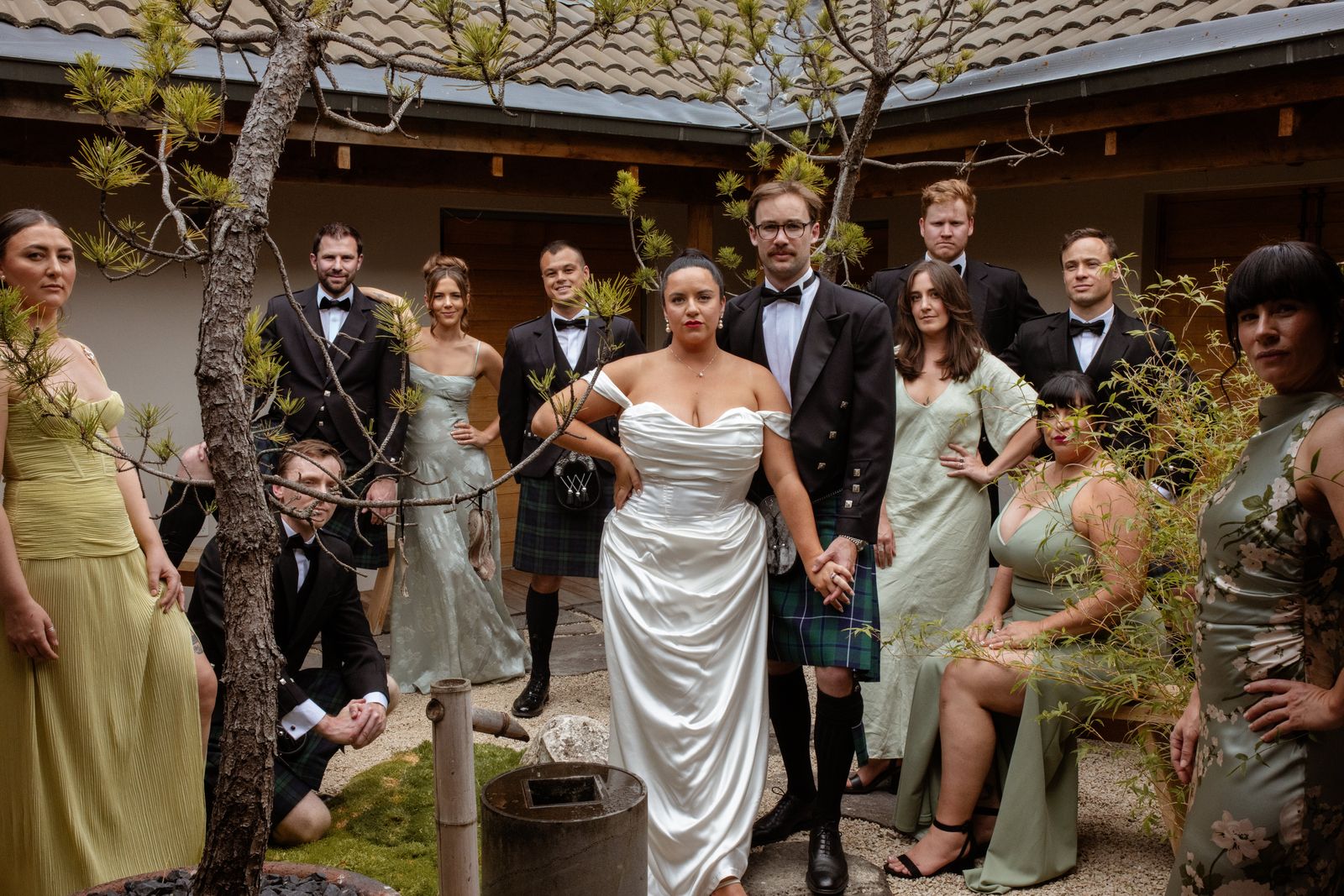 Brianna wearing her bespoke wedding dress designed by Sarah Stoute, Christchurch — photo 6