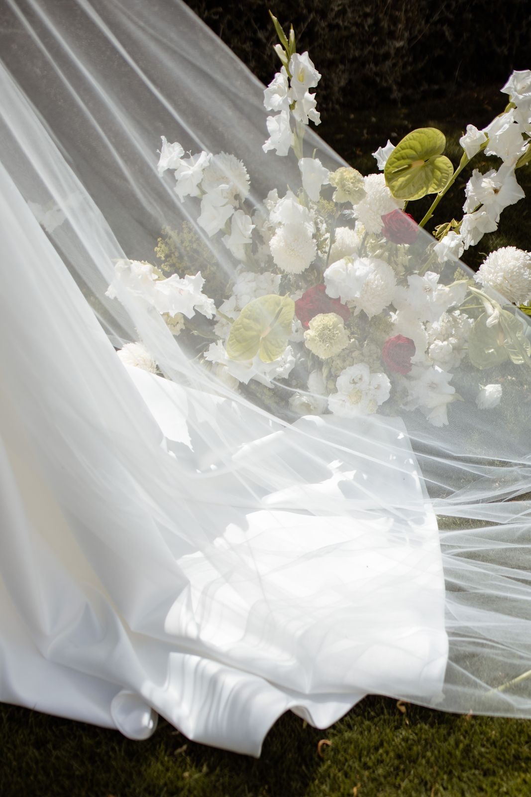 Brianna wearing her bespoke wedding dress designed by Sarah Stoute, Christchurch — photo 8