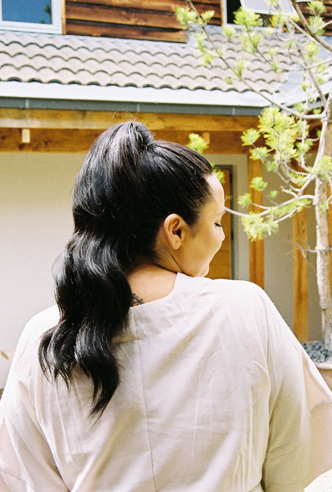 Brianna wearing her bespoke wedding dress designed by Sarah Stoute, Christchurch — photo 20