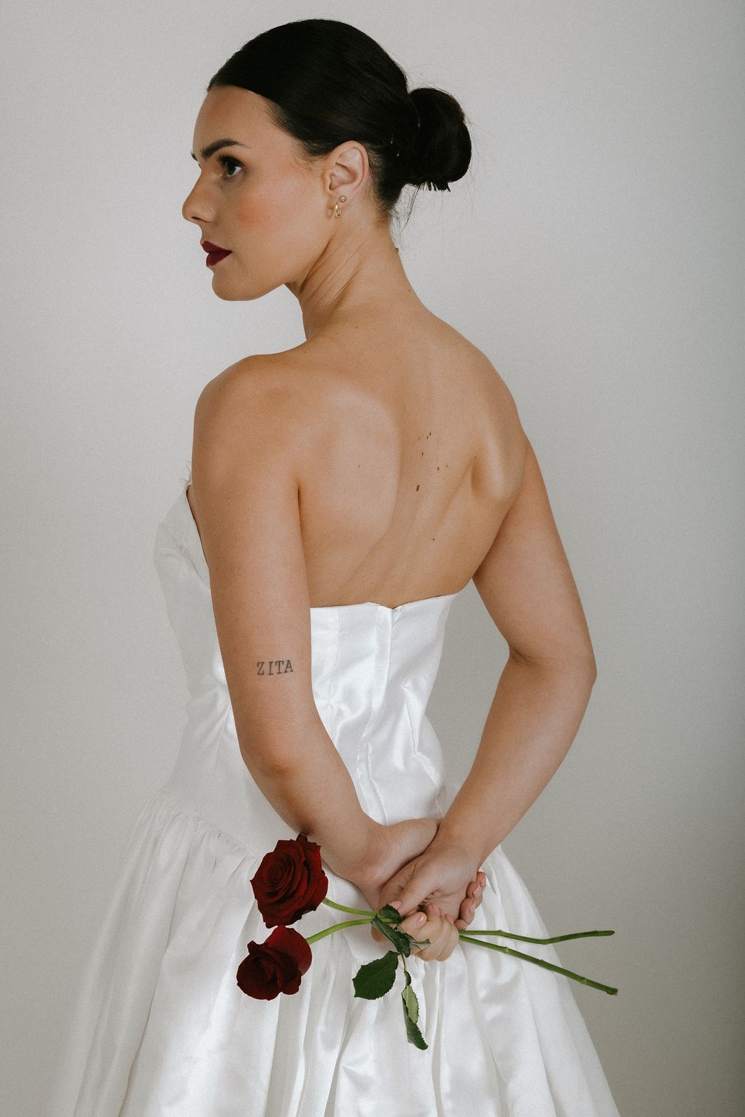 Cressida bespoke wedding gown by Sarah Stoute — photo 3
