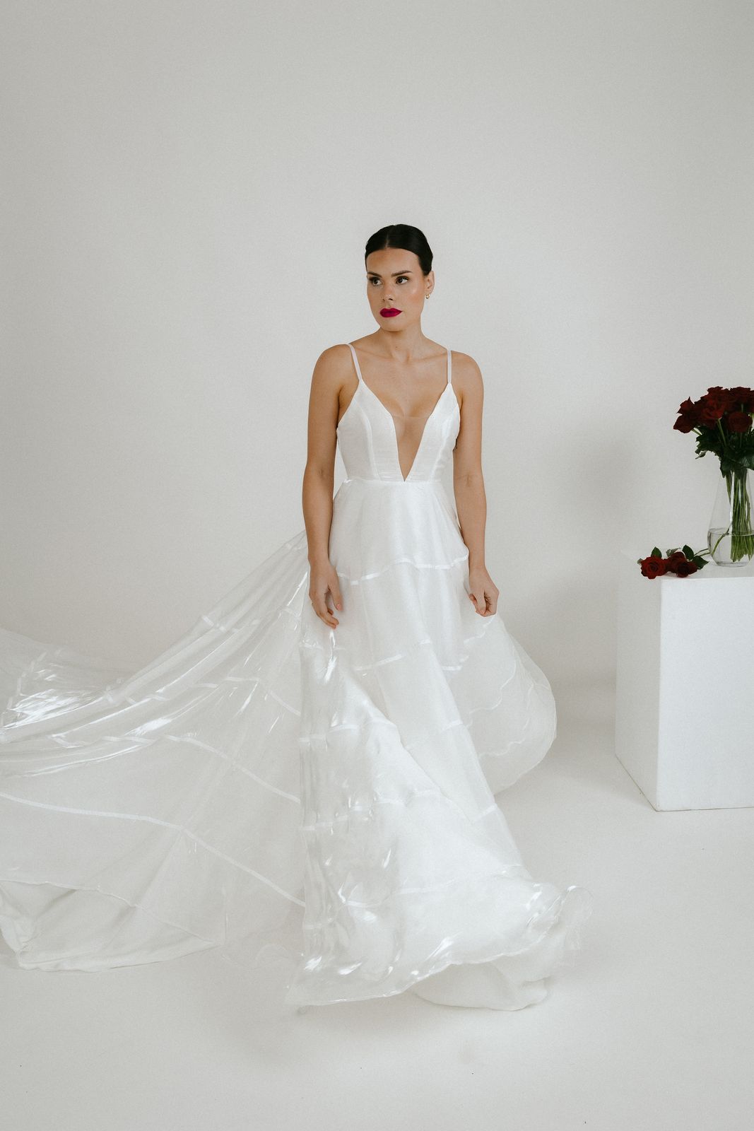 Hermia — bespoke wedding gown by Sarah Stoute Bespoke