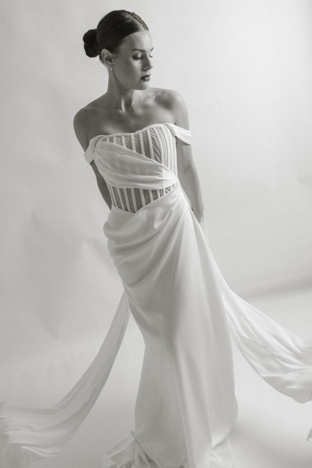 Perdita bespoke wedding gown by Sarah Stoute — photo 5