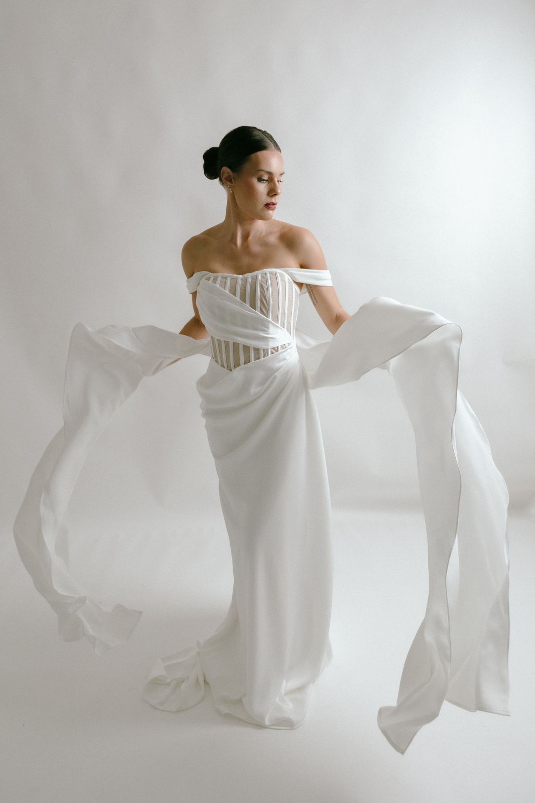 Perdita bespoke wedding gown by Sarah Stoute — photo 6