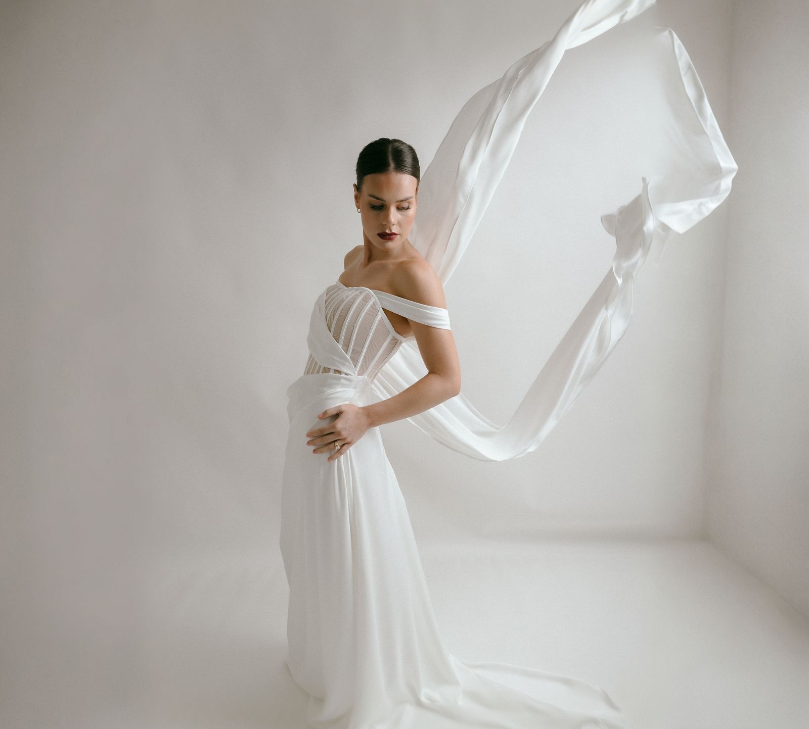 Perdita bespoke wedding gown by Sarah Stoute — photo 7