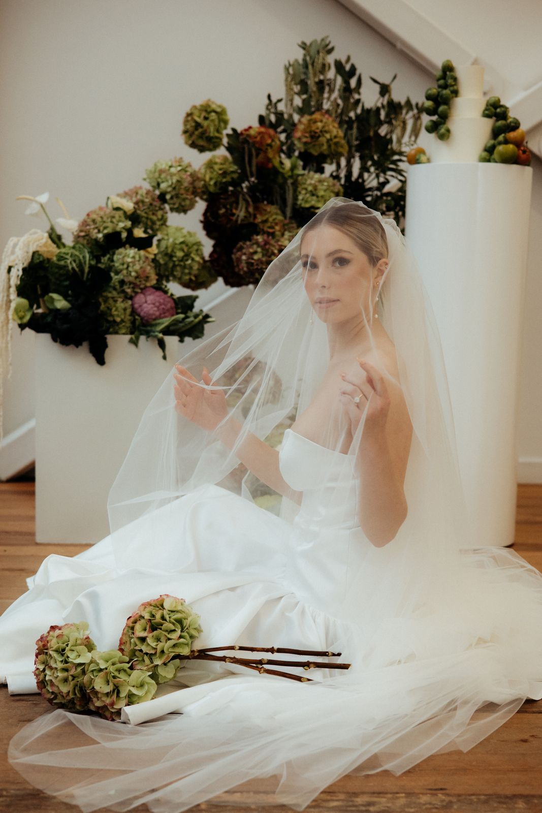 Harvesting Happiness bridal editorial at The Welder, Christchurch — gowns by Sarah Stoute — photo 4