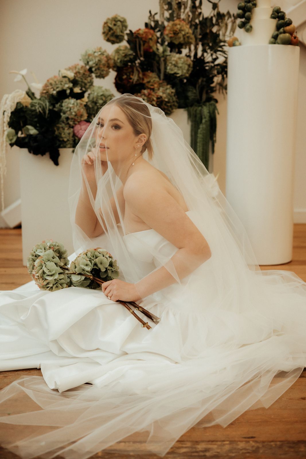 Harvesting Happiness bridal editorial at The Welder, Christchurch — gowns by Sarah Stoute — photo 6