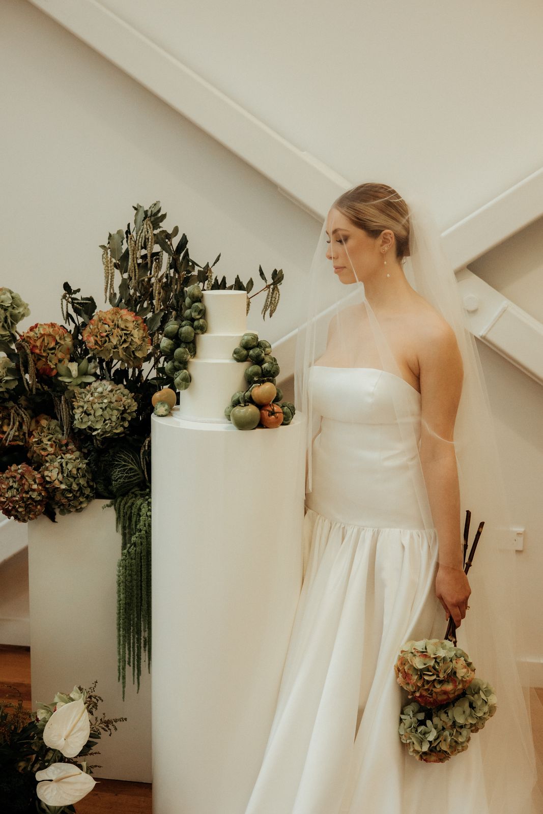 Harvesting Happiness bridal editorial at The Welder, Christchurch — gowns by Sarah Stoute — photo 10