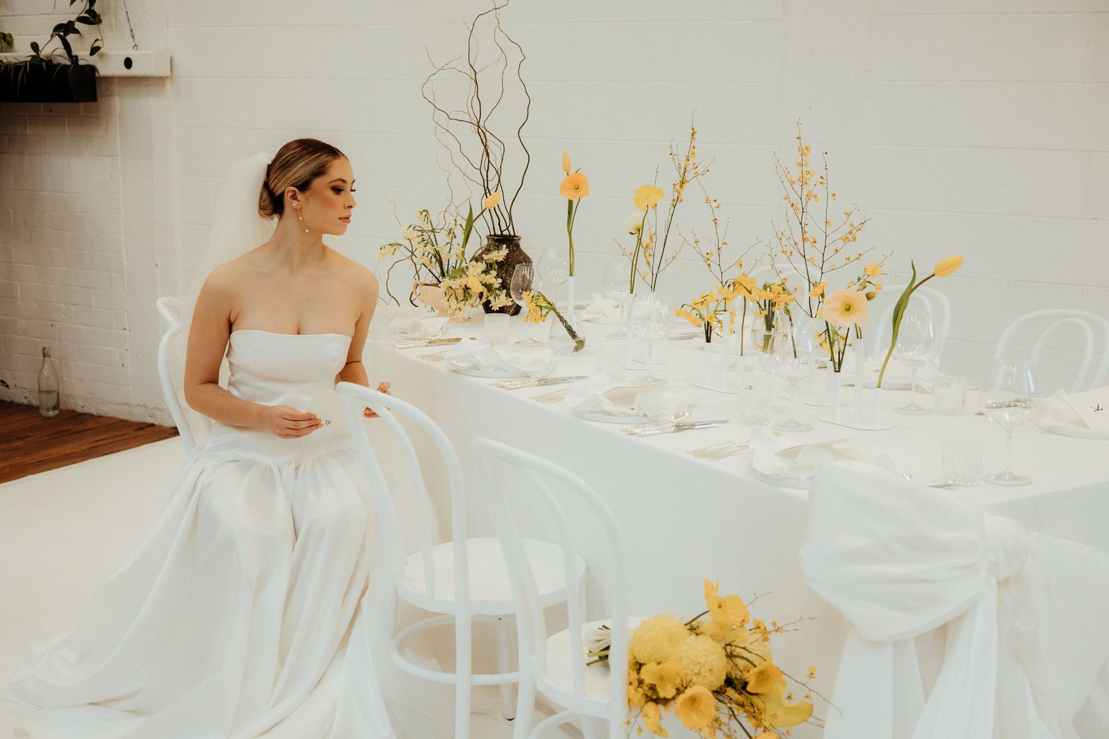 Harvesting Happiness bridal editorial at The Welder, Christchurch — gowns by Sarah Stoute — photo 13
