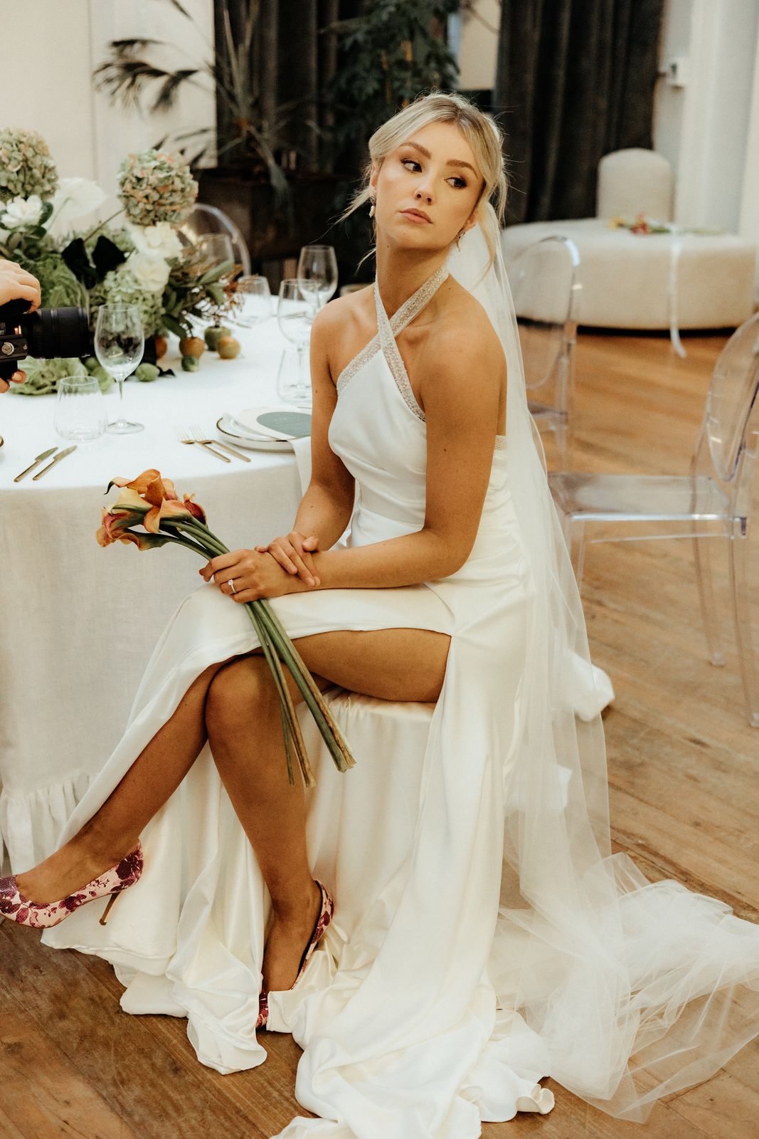 Harvesting Happiness bridal editorial at The Welder, Christchurch — gowns by Sarah Stoute — photo 16
