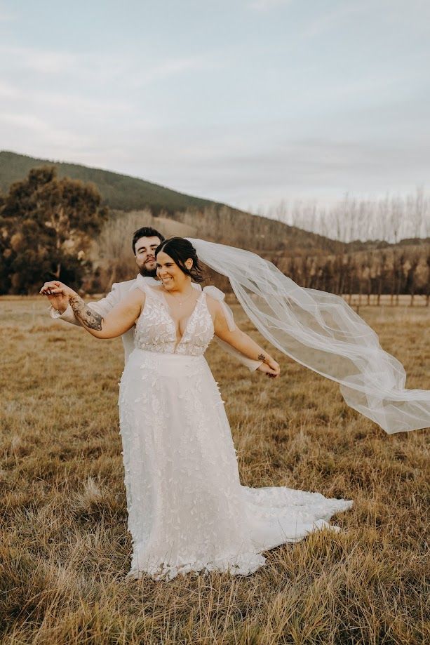 Harvesting Happiness bridal editorial at The Welder, Christchurch — gowns by Sarah Stoute — photo 18