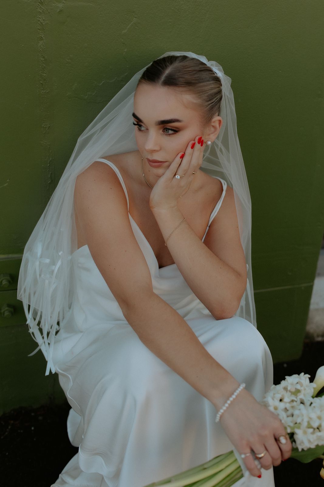 Bridal editorial at the Mayfair Hotel and Taylor's Mistake, Christchurch — Sarah Stoute Bespoke — photo 13