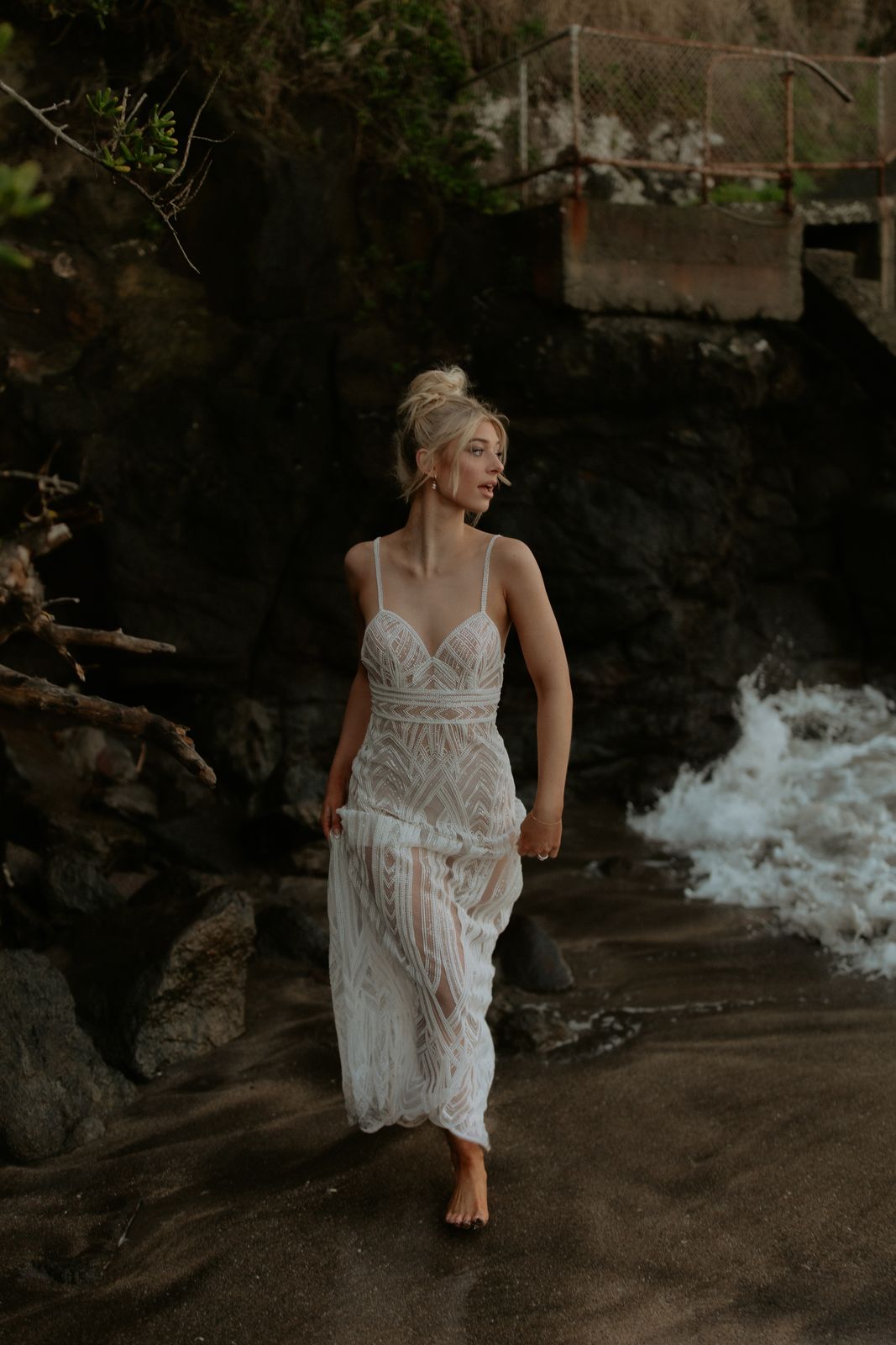 Bridal editorial at the Mayfair Hotel and Taylor's Mistake, Christchurch — Sarah Stoute Bespoke — photo 18
