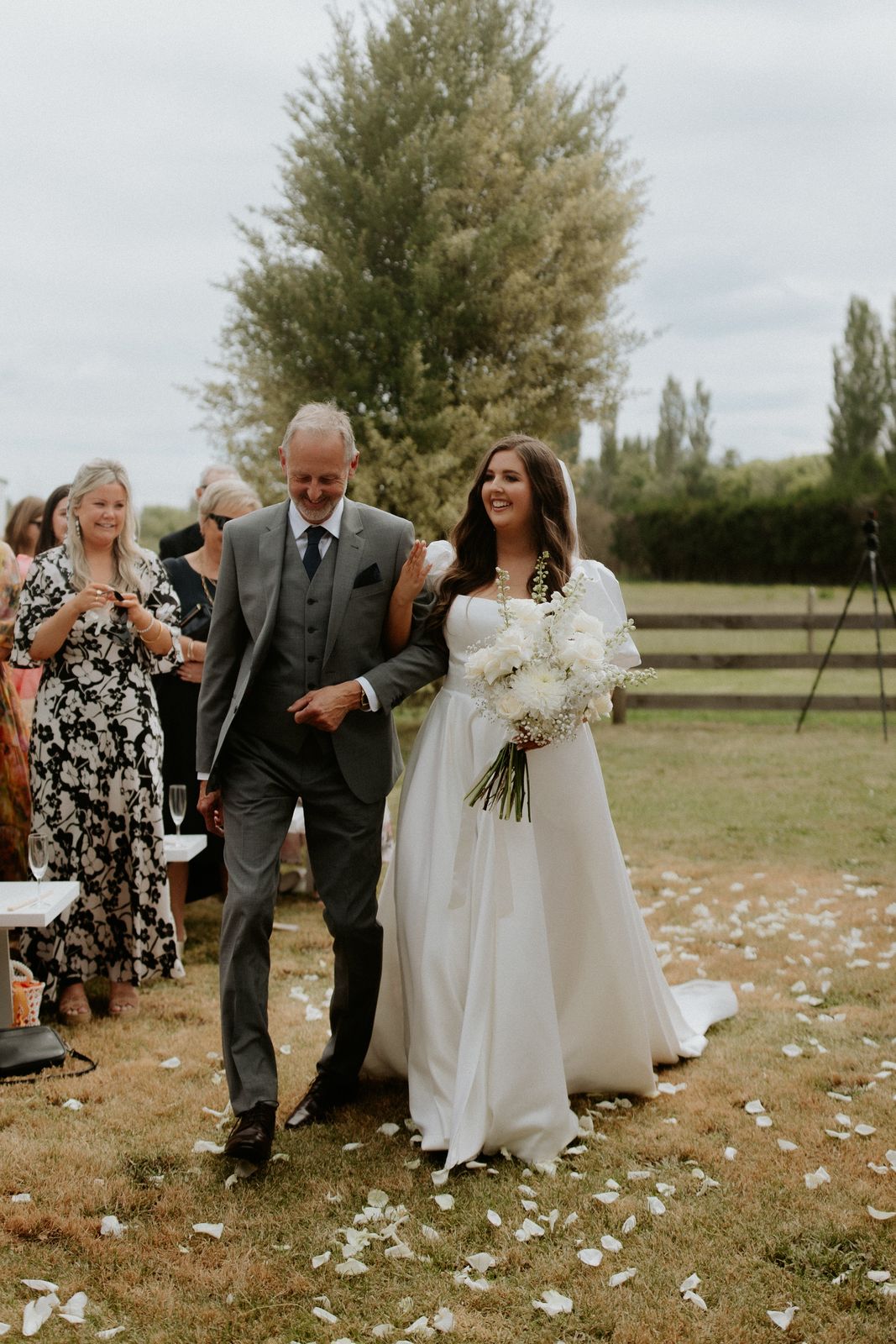 Milly wearing her bespoke wedding dress designed by Sarah Stoute, Christchurch — photo 5