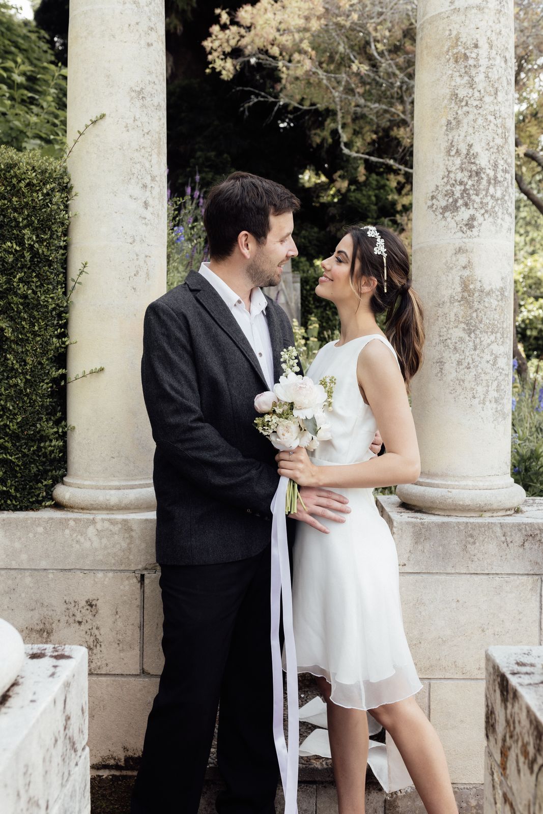 Garden bridal editorial at Ōhinetahi, Governors Bay — bespoke gowns by Sarah Stoute — photo 8