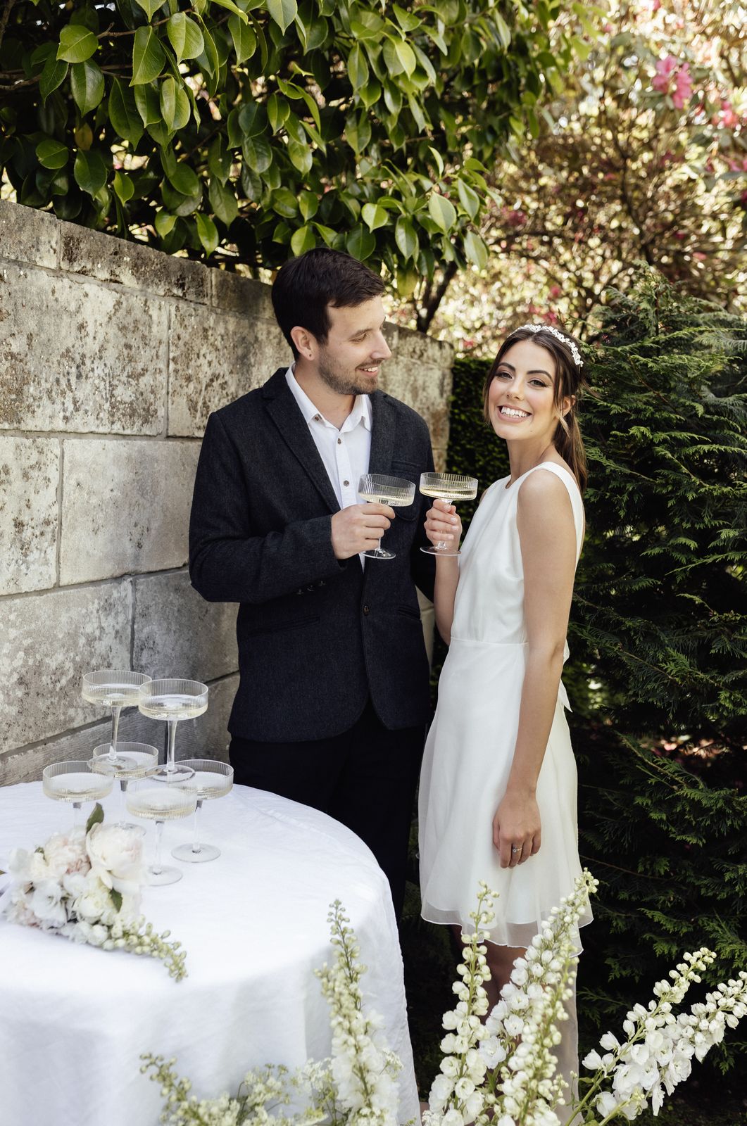 Garden bridal editorial at Ōhinetahi, Governors Bay — bespoke gowns by Sarah Stoute — photo 12