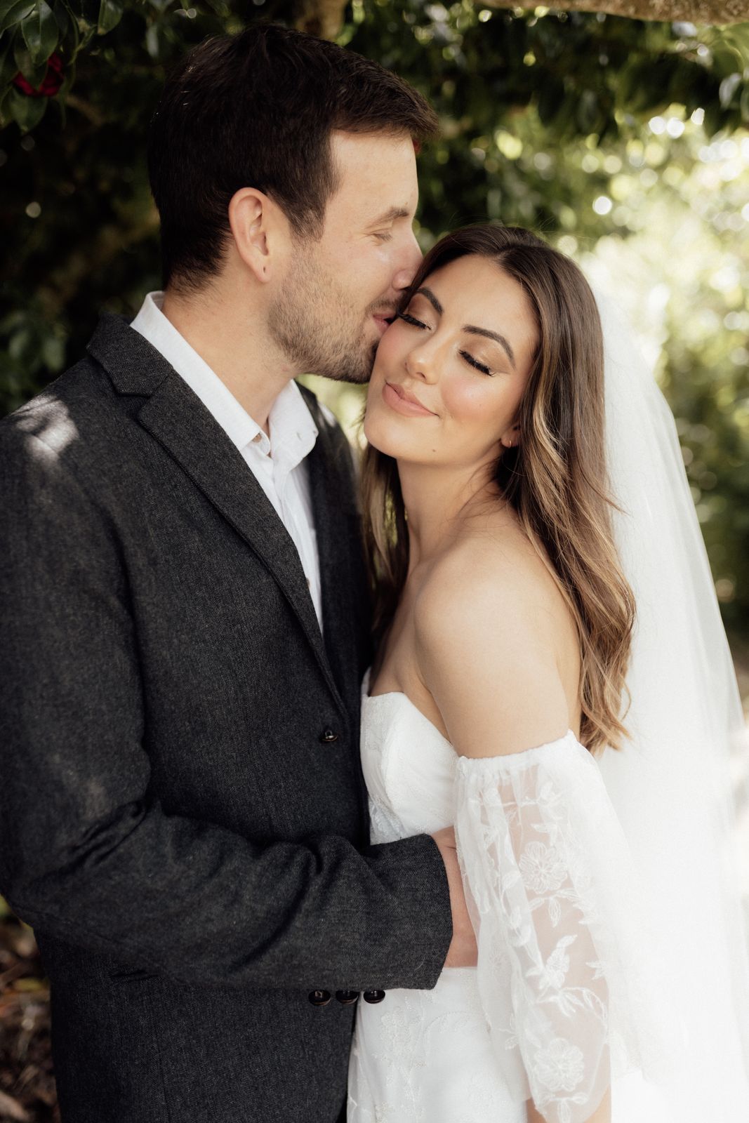 Garden bridal editorial at Ōhinetahi, Governors Bay — bespoke gowns by Sarah Stoute — photo 15