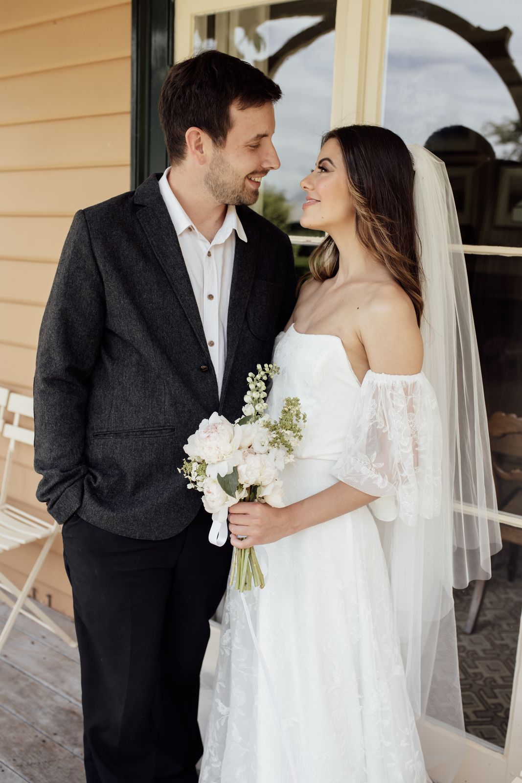 Garden bridal editorial at Ōhinetahi, Governors Bay — bespoke gowns by Sarah Stoute — photo 16
