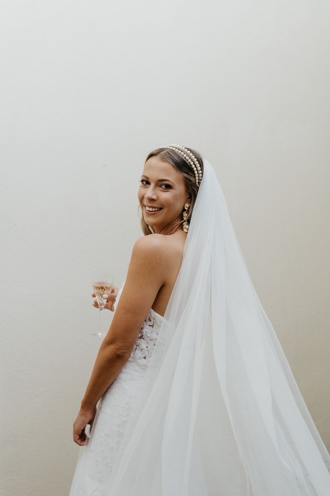 Recent bespoke bride in a made-to-measure wedding dress by Sarah Stoute, Christchurch — photo 7
