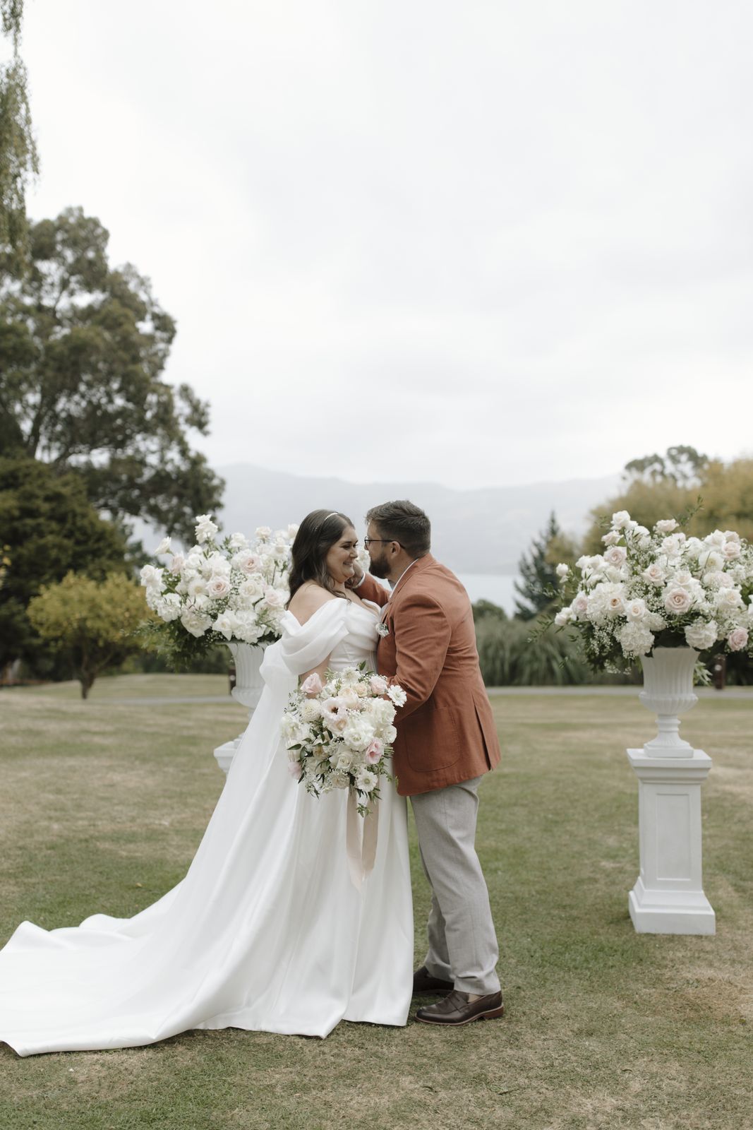 Recent bespoke bride in a made-to-measure wedding dress by Sarah Stoute, Christchurch — photo 10