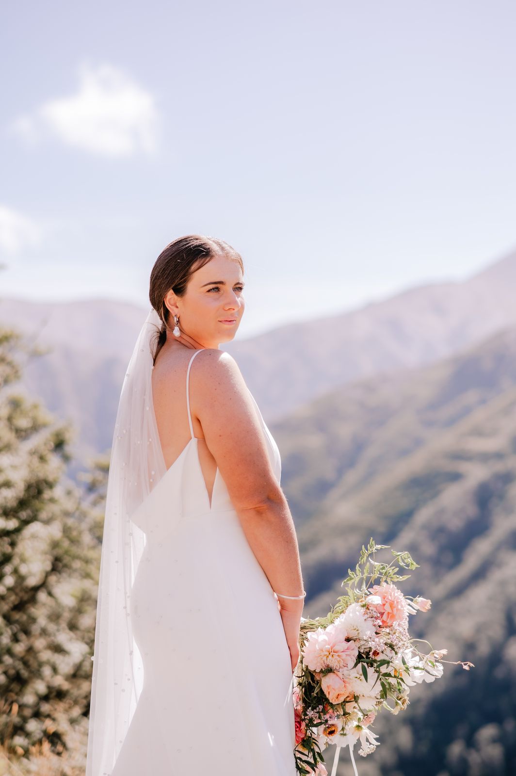 Recent bespoke bride in a made-to-measure wedding dress by Sarah Stoute, Christchurch — photo 12