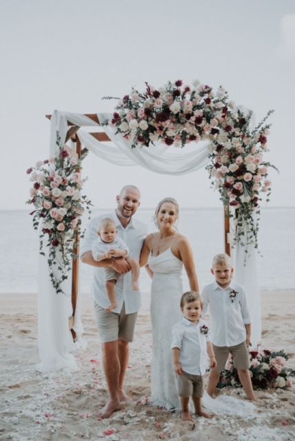 Recent bespoke bride in a made-to-measure wedding dress by Sarah Stoute, Christchurch — photo 15