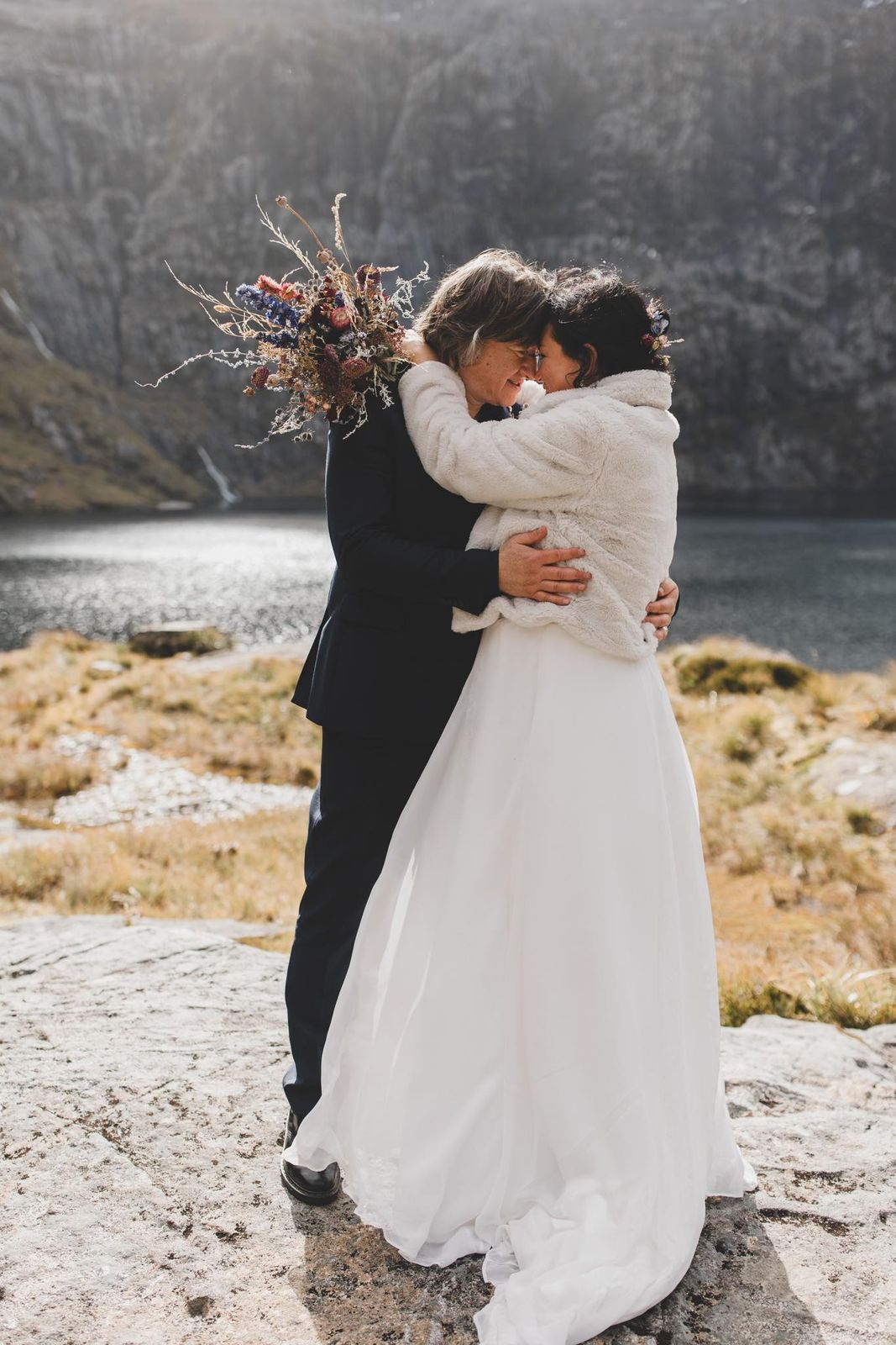 Recent bespoke bride in a made-to-measure wedding dress by Sarah Stoute, Christchurch — photo 18