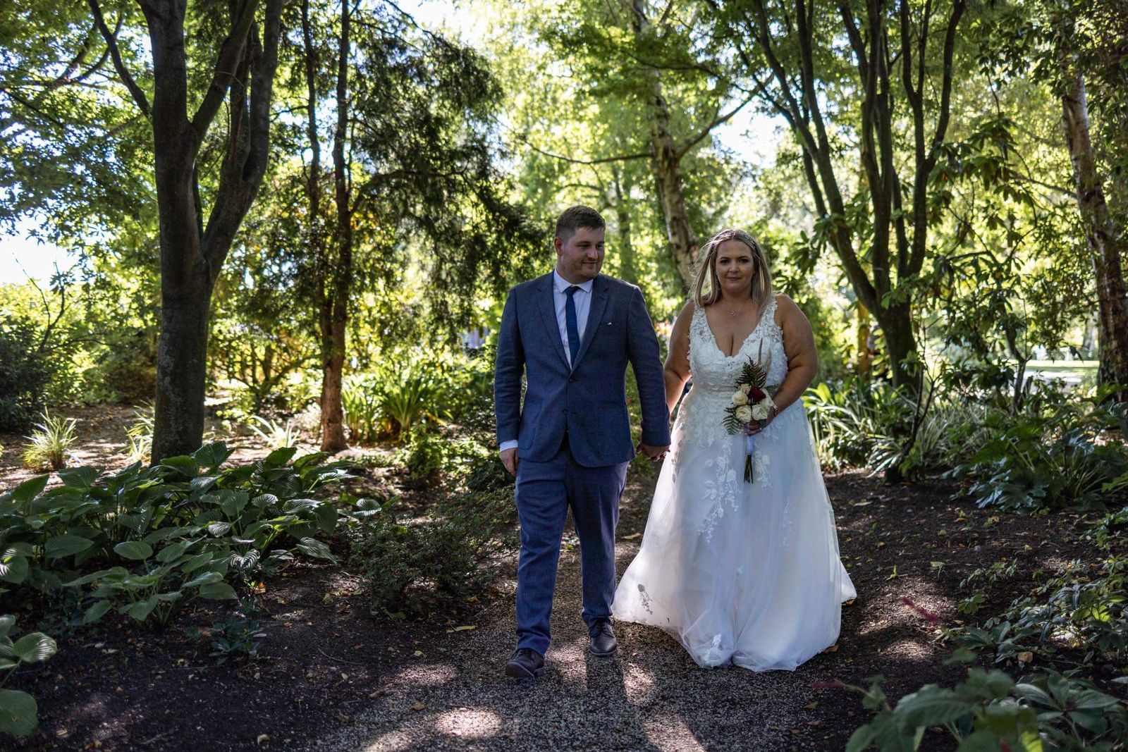 Recent bespoke bride in a made-to-measure wedding dress by Sarah Stoute, Christchurch — photo 19