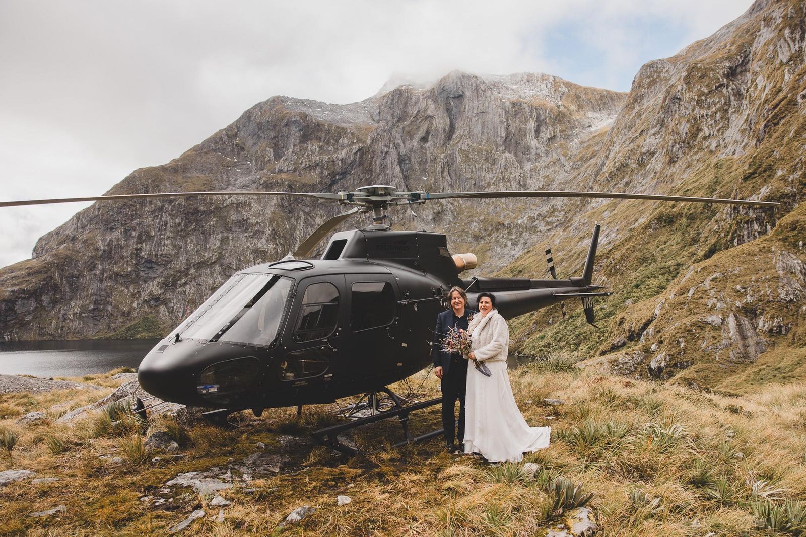 Recent bespoke bride in a made-to-measure wedding dress by Sarah Stoute, Christchurch — photo 20