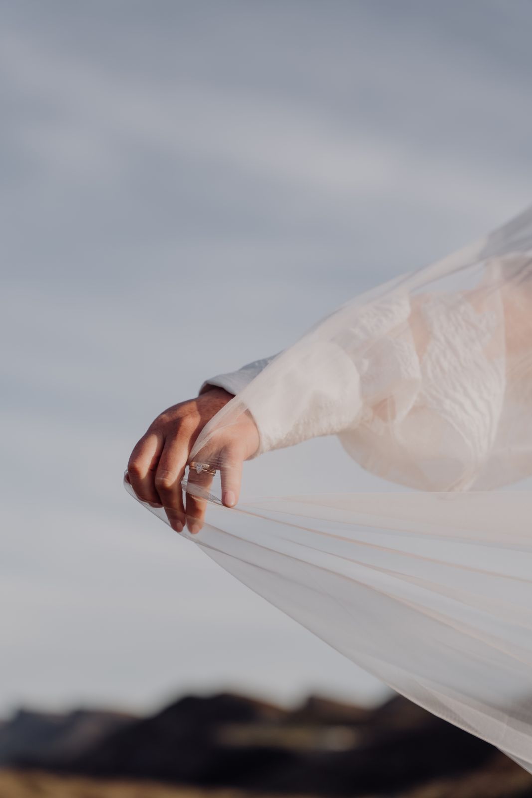 Roxi wearing her bespoke wedding dress designed by Sarah Stoute, Christchurch — photo 8