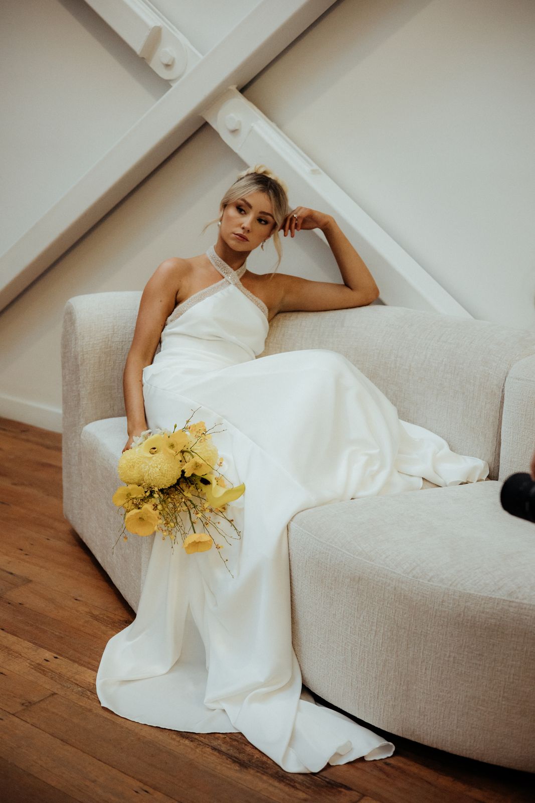 Sunshine Daze spring bridal editorial — Sarah Stoute Bespoke wedding dresses — photo 11
