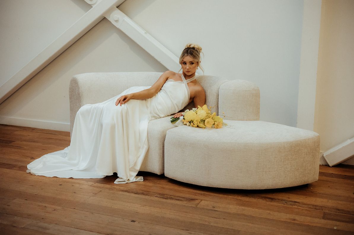Sunshine Daze spring bridal editorial — Sarah Stoute Bespoke wedding dresses — photo 12